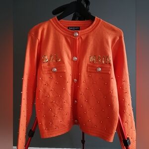 Balmain Orange Sweater
